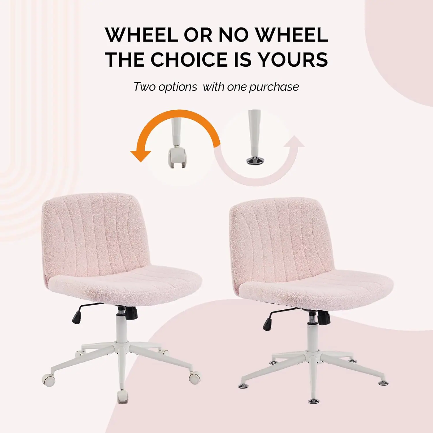 WHEEL OR NO WHEEL  
THE CHOICE IS YOURS  

Two options with one purchase