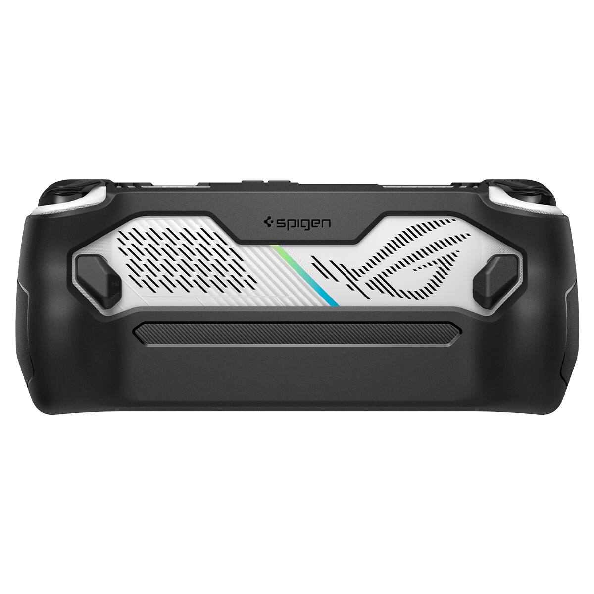 Angle. Spigen - Spigen Rugged Armor Protective Case for ASUS ROG Ally (2023) RC71L - Black.