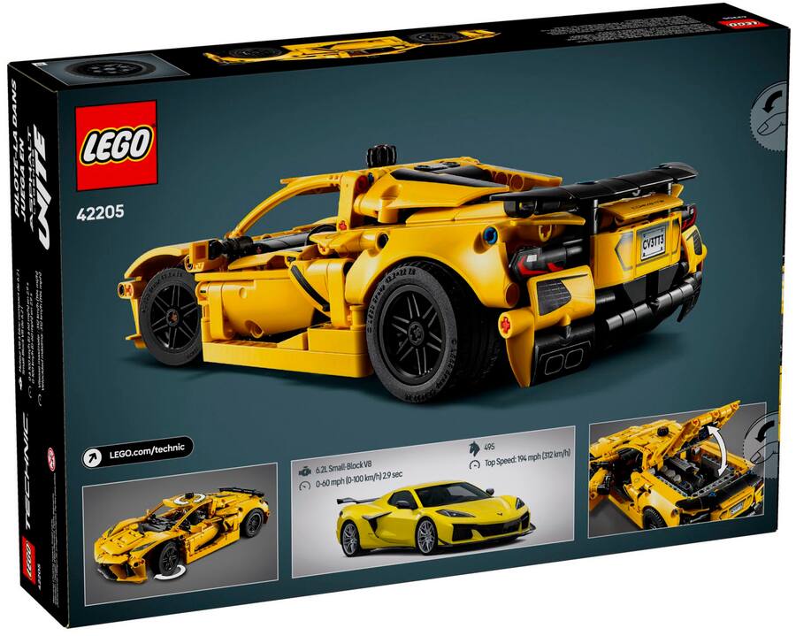 LEGO Technic Chevrolet Corvette Stingray Building Kit 42205