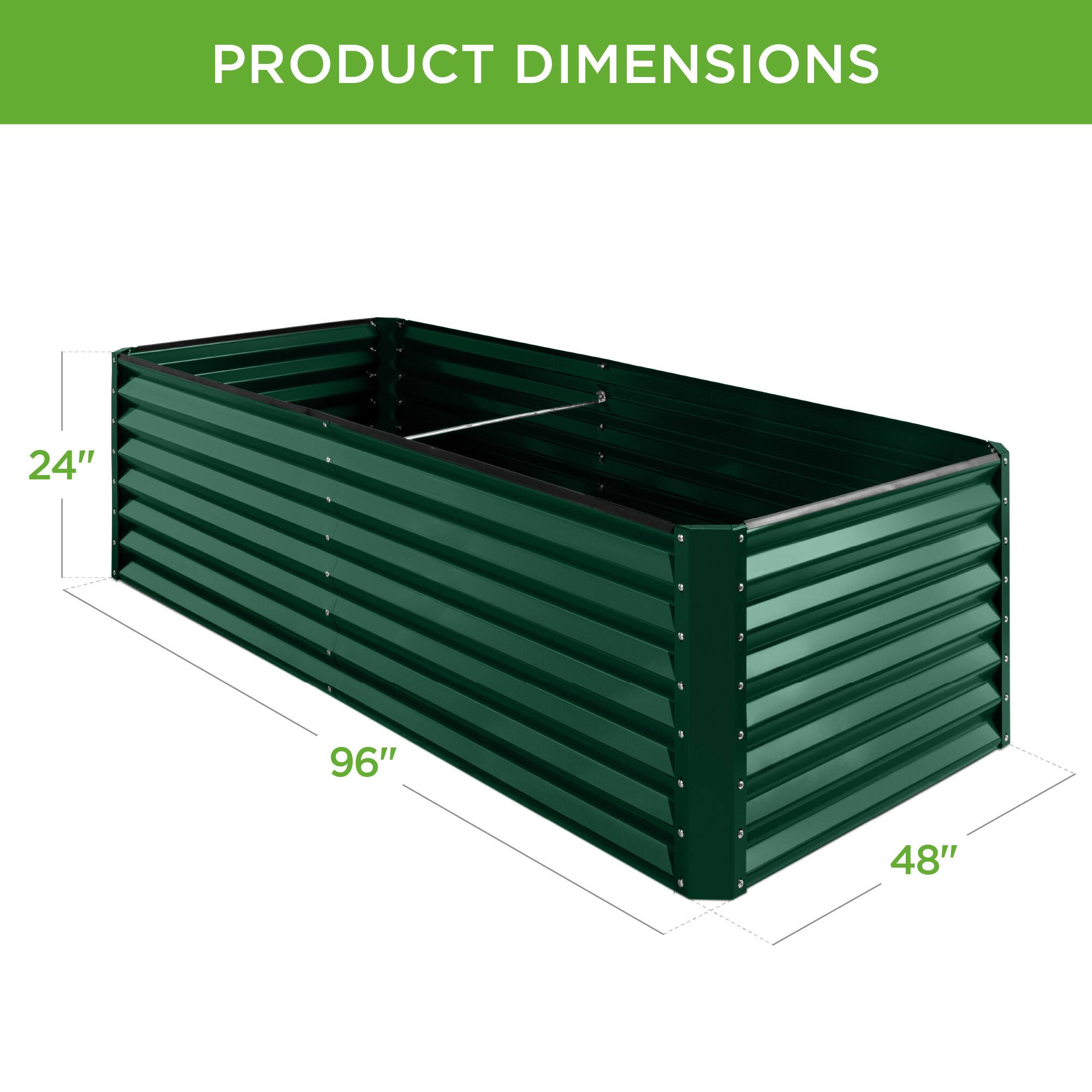 PRODUCT DIMENSIONS

24"  
96"  
48"