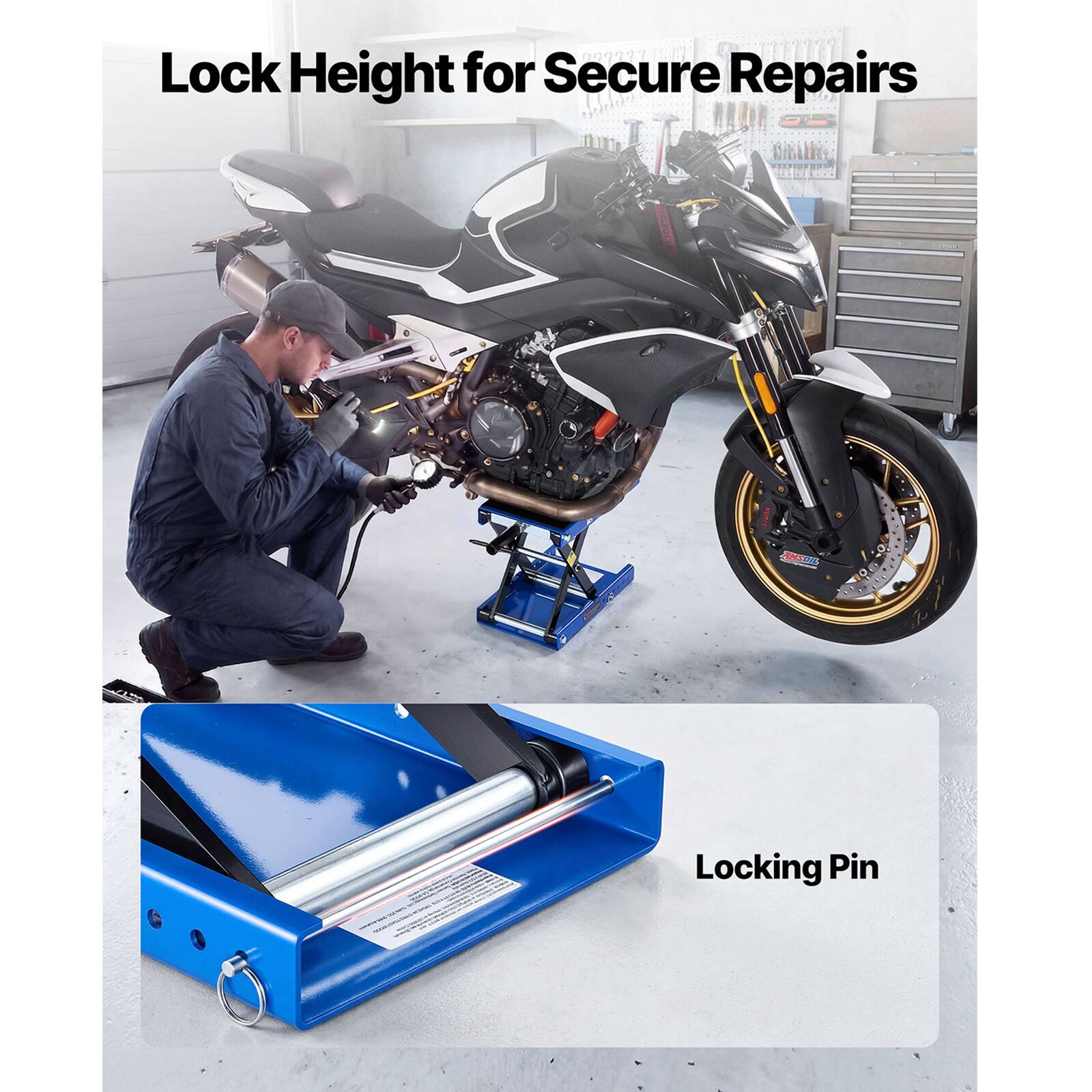 Lock Height for Secure Repairs

Locking Pin