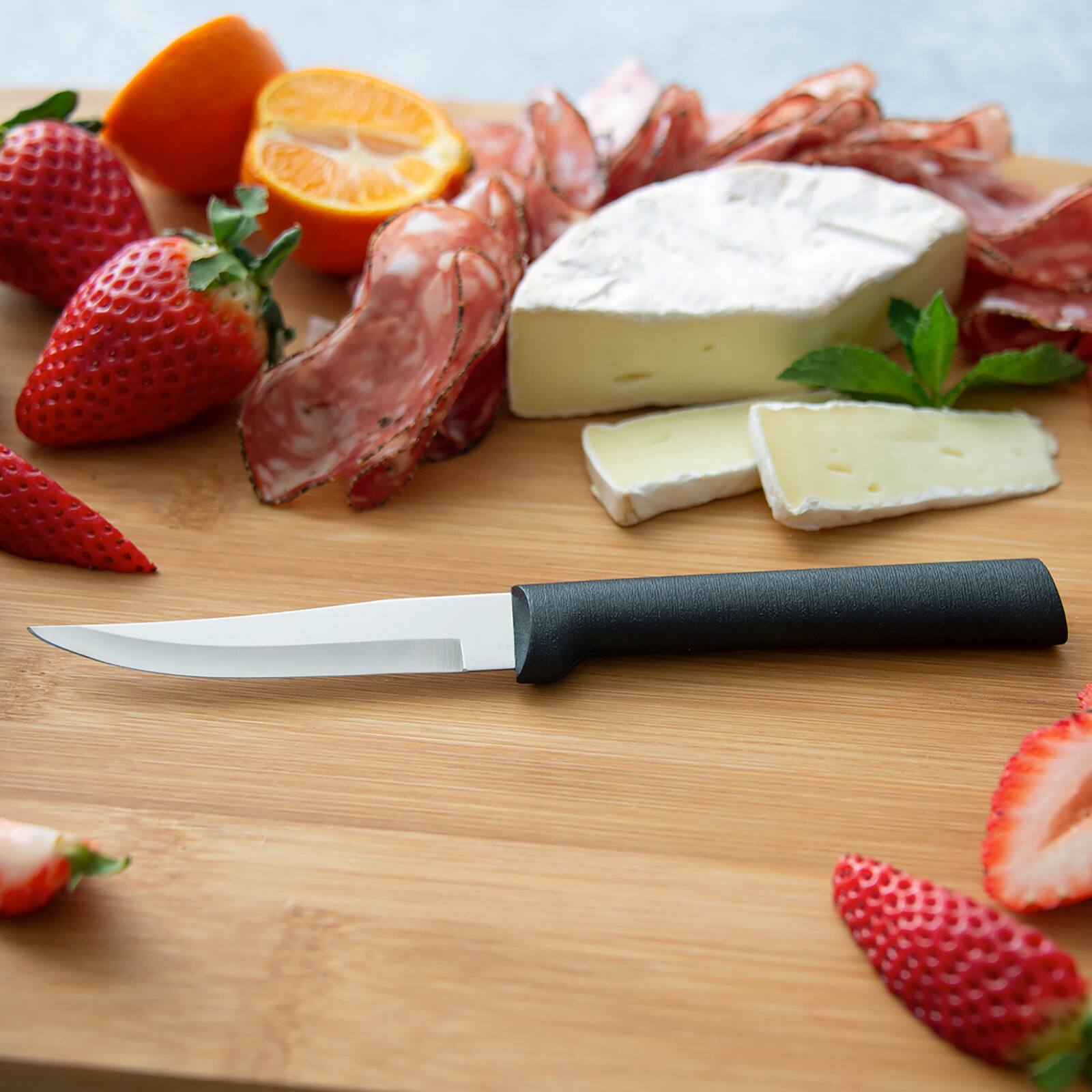 Alt View 2. Rada - 3 Piece Cooking Essentials Knife Set with Gift Box, Black Handless, Set of 2 - Black.