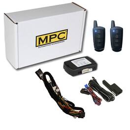 MPC - Plug-n-Play 4-Button 2-Way Remote Start Kit For 2011-2014 Dodge Challenger - Black