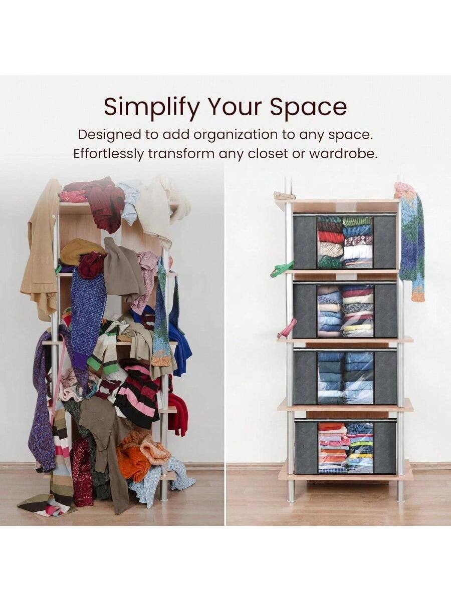 Simplify Your Space

Designed to add organization to any space. Effortlessly transform any closet or wardrobe.