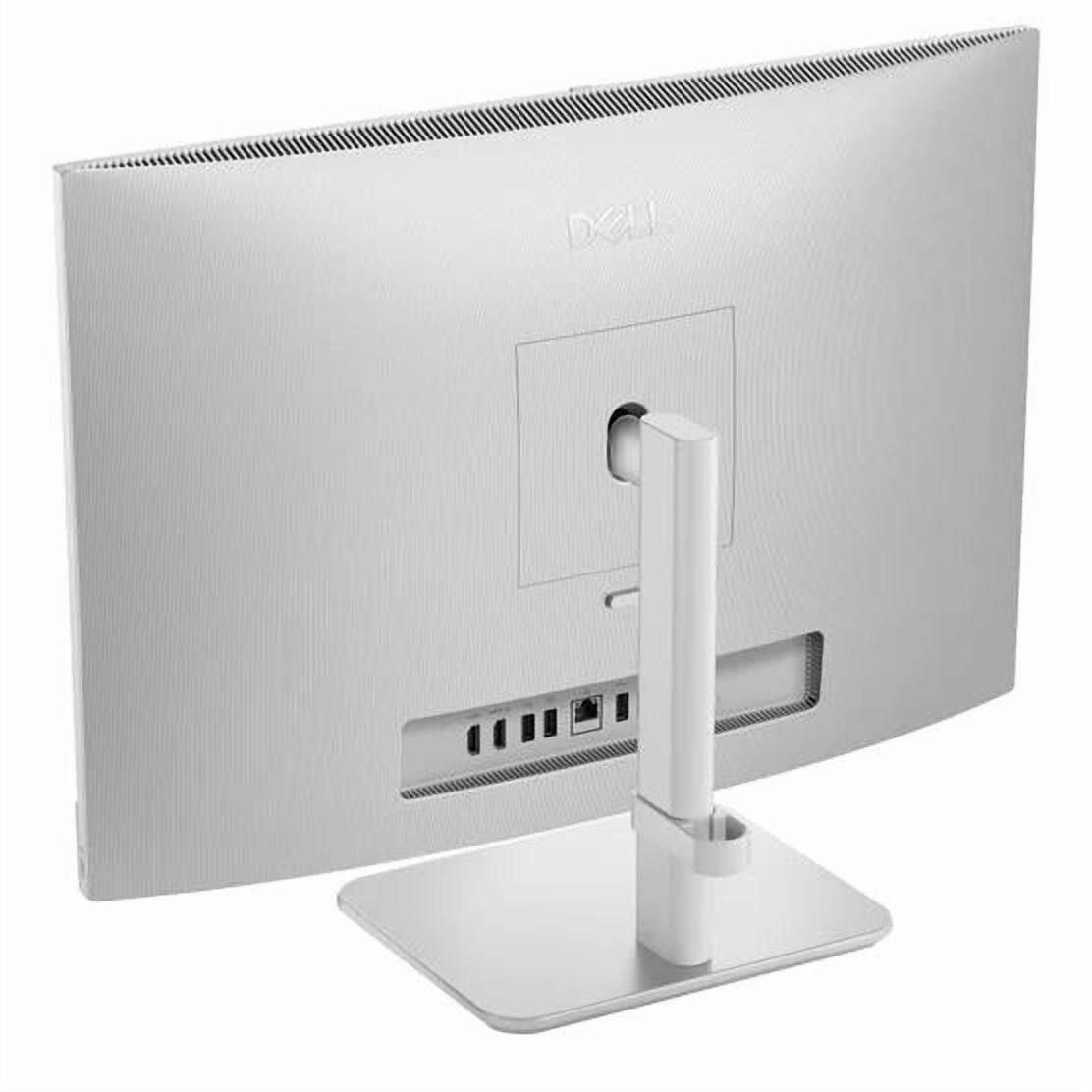 Back. Dell - Dell 24 All-in-One PC | 23.8" FHD Touch | Intel Ultra 7 | 16GB | 1TB | W11 - White.