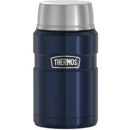 Thermos - 24-Ounce Stainless King Vacuum-Insulated Food Jar - Matte Blue