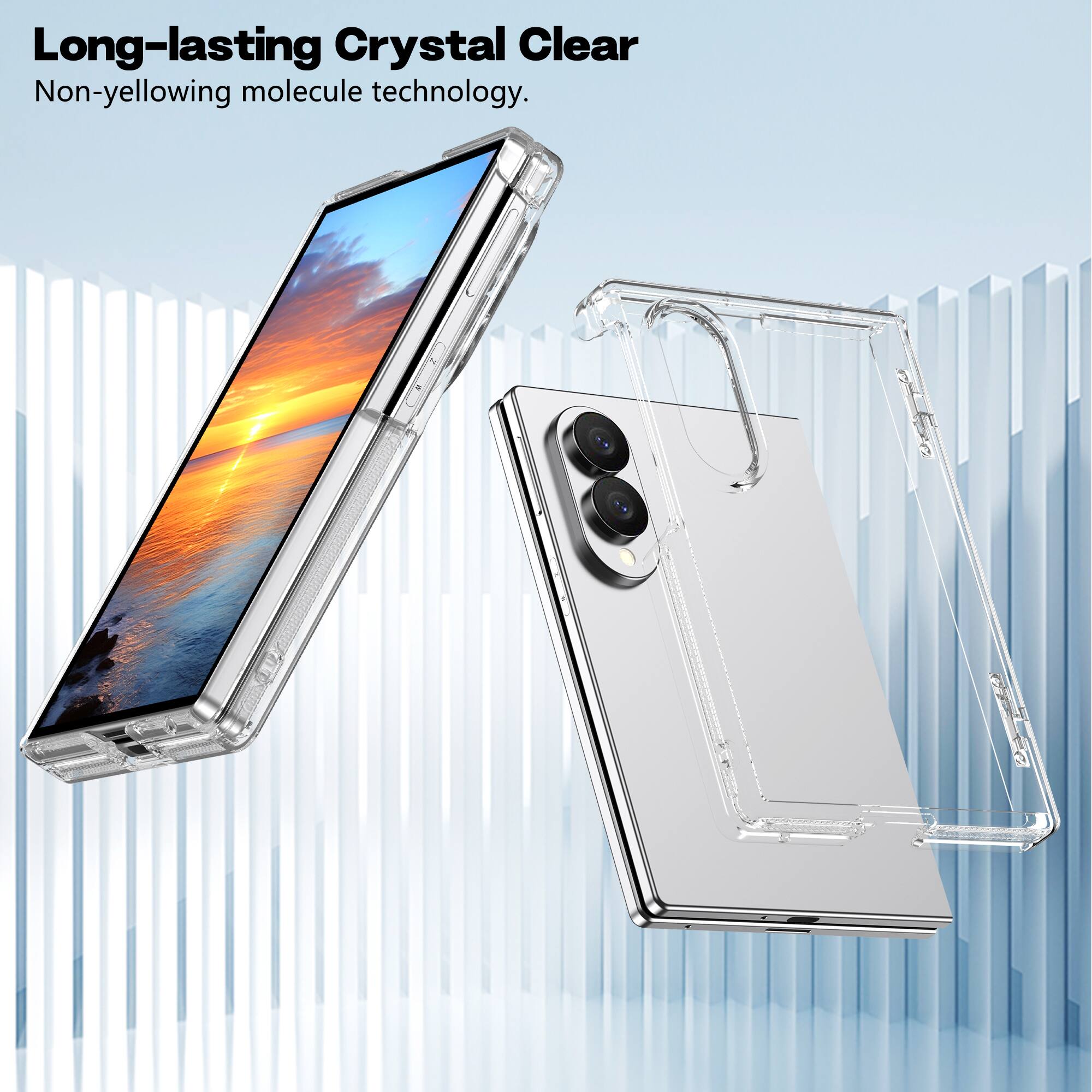 Dteck Hinge Protection Case for Samsung Galaxy Z Fold8,Slim Matte Hard ...