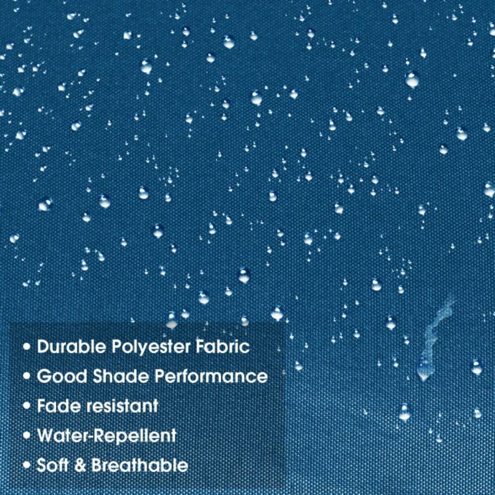 - Durable Polyester Fabric
- Good Shade Performance
- Fade resistant
- Water-Repellent
- Soft & Breathable