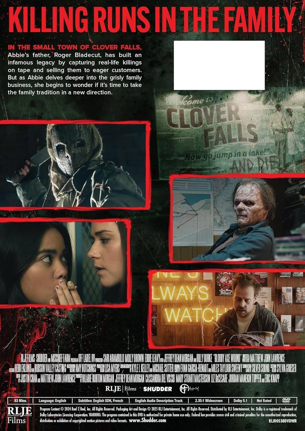 Alt View 1. Bloody Axe Wound   - DVD.