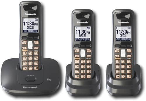Front Standard. Panasonic - DECT 6.0 Expandable Cordless Phone System.
