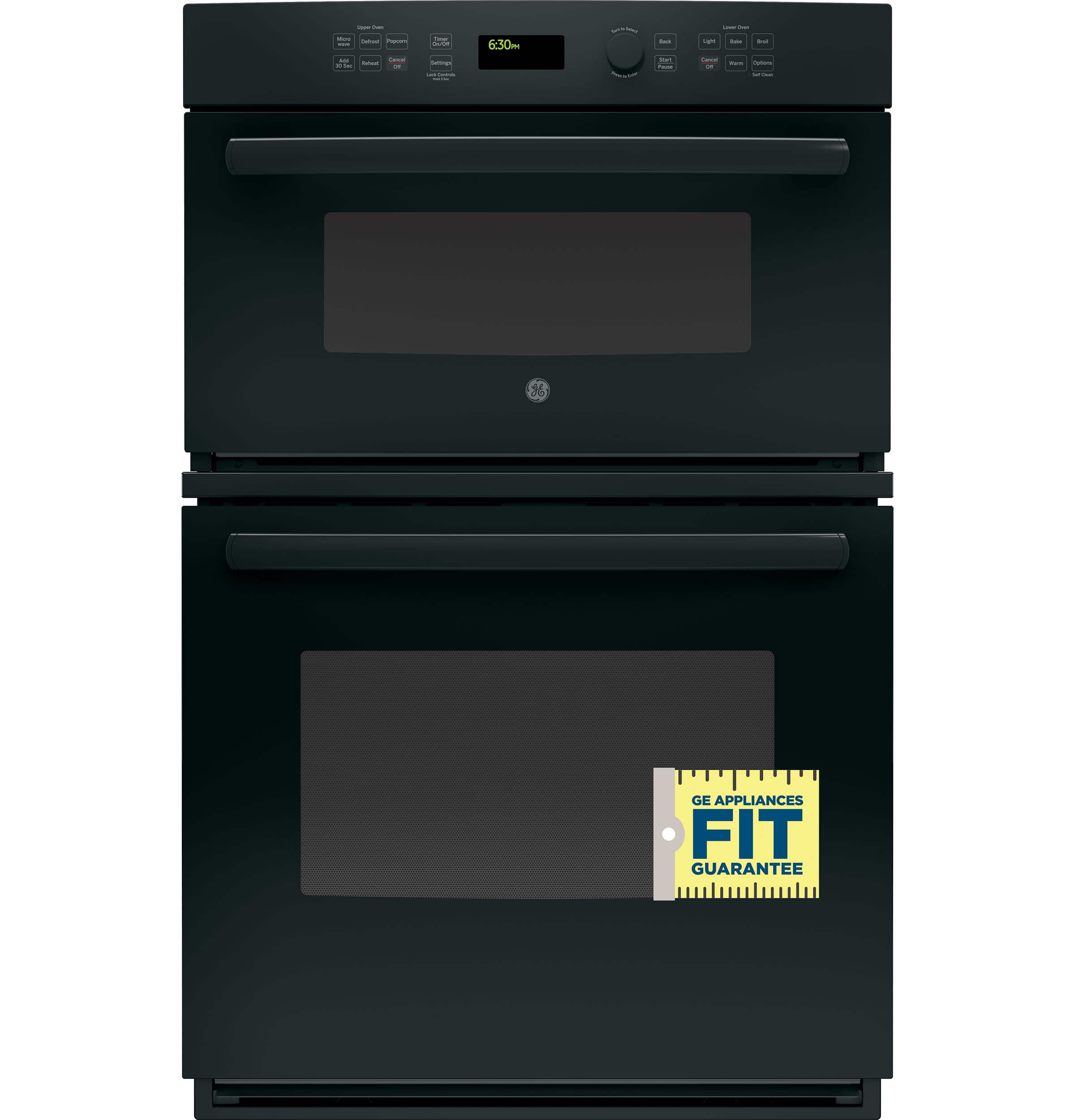 Alt View 19. GE - 27" Single Electric Wall Oven with Built-In Microwave.