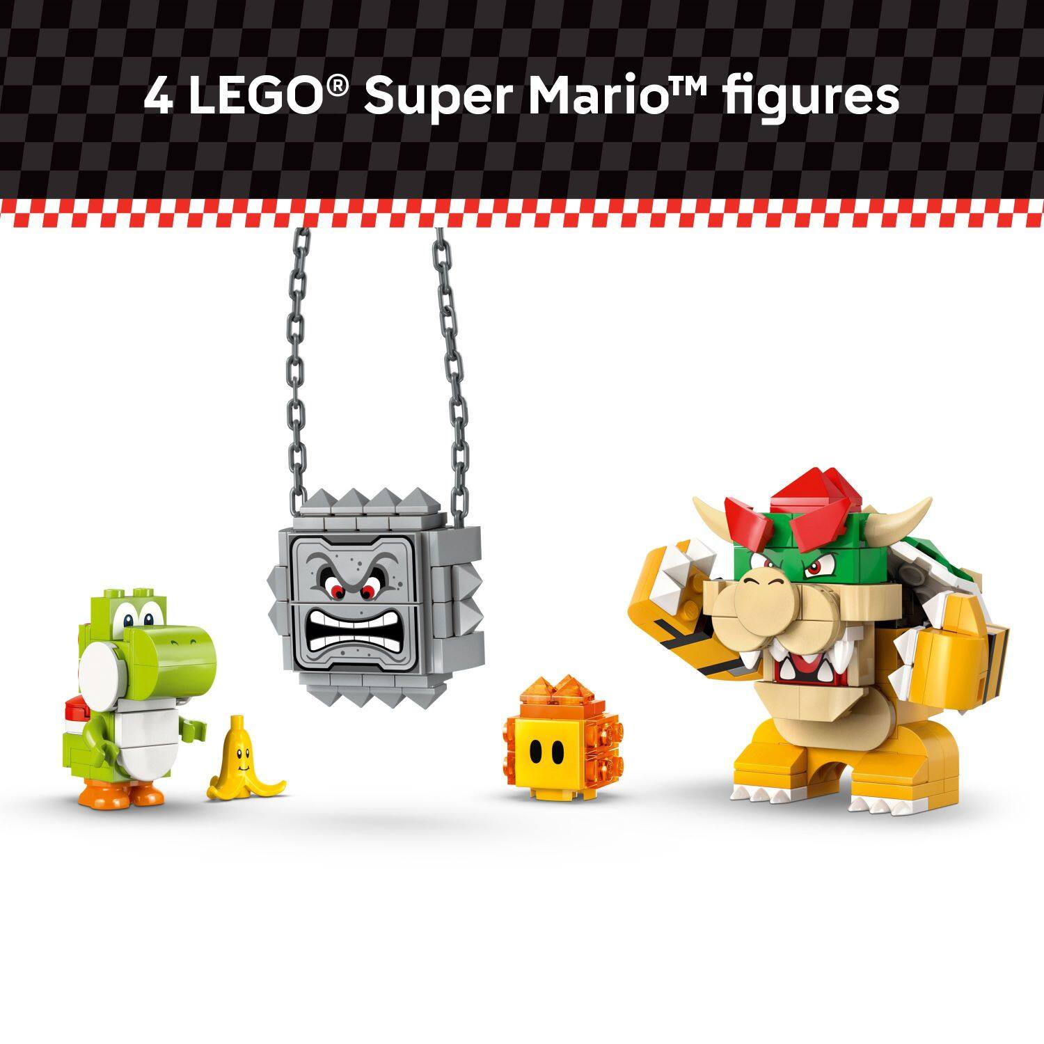 4 LEGO® Super Mario™ figures