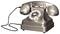 Crosley - CR62-BC Corded Kettle Classic Desk Phone - Silver-Angle_Standard