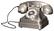 Angle. Crosley - CR62-BC Corded Kettle Classic Desk Phone - Silver.