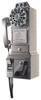 Crosley - CR56-BC Corded 1950s Pay Phone - Silver-Angle_Standard