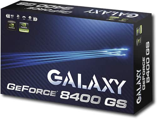 Best Buy: Galaxy NVIDIA GeForce 8400 GS 512MB DDR2 PCI Express Graphics ...