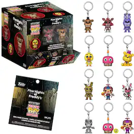 Funko - Keychain: Five Nights at Freddy's Classic (One Random Keychain Per Purchase) - COLLECTIBLES - Multicolor