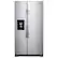 Front. Whirlpool - 25 Cu Ft. Wide Side-by-Side Refrigerator - Fingerprint Resistant Stainless Steel.