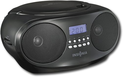Angle. Insignia™ - Insignia CD Boombox - Black.