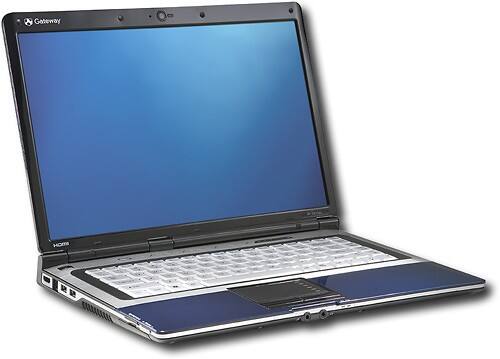 Angle Standard. Gateway - Laptop with Intel® Centrino® Processor Technology - Blue.