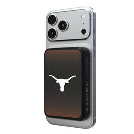 Keyscaper - Texas Longhorns Wireless Magnetic Power Bank - Black