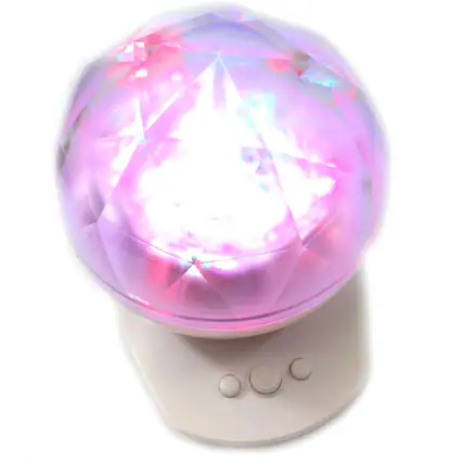 Front. JuzToys - Night Light for Kids, Color Changing LED Lights, Light Projector LED Lamp for Bedrooms and Offices White - White.