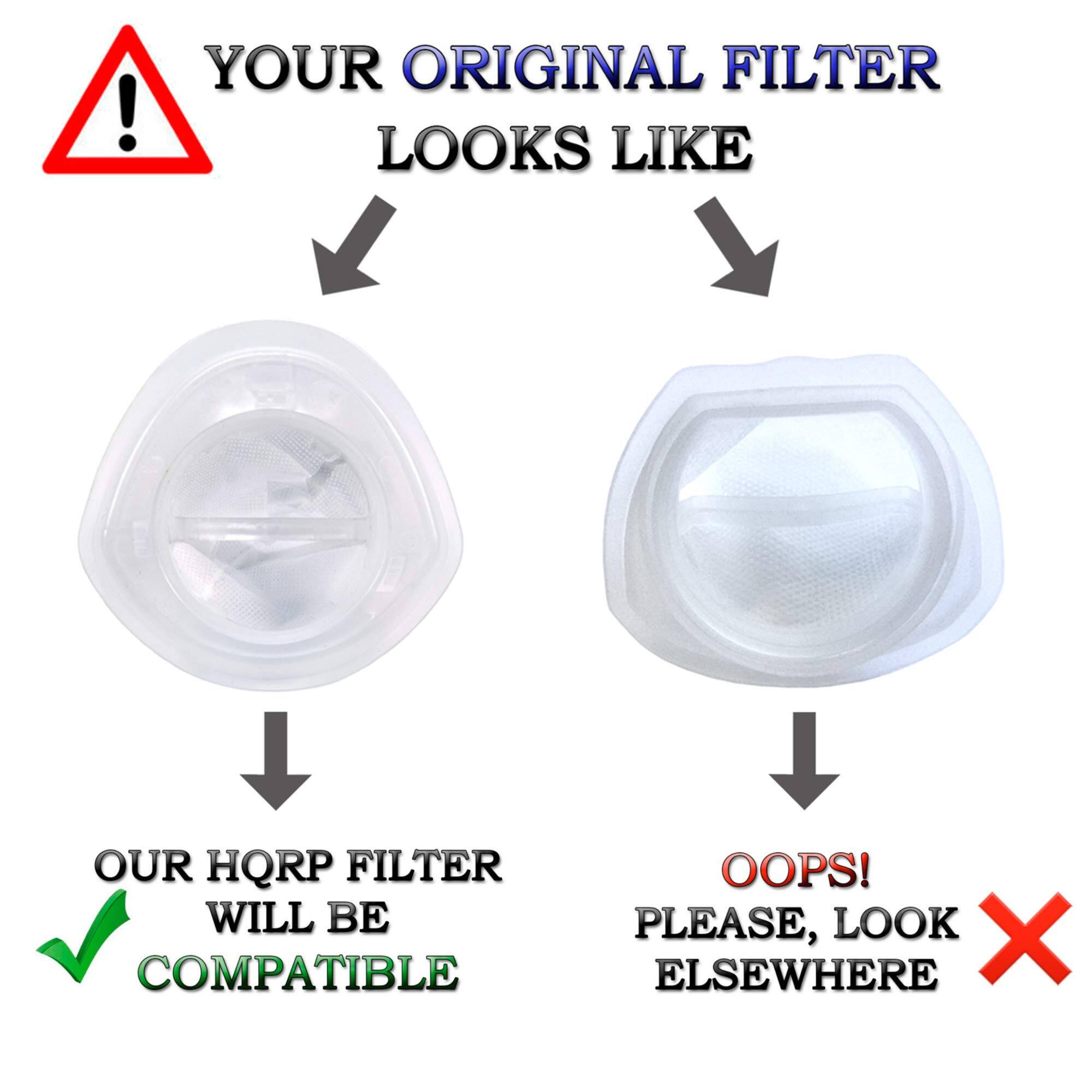 Your original filter looks like

Our HQRP filter will be compatible

Oops! Please, look elsewhere