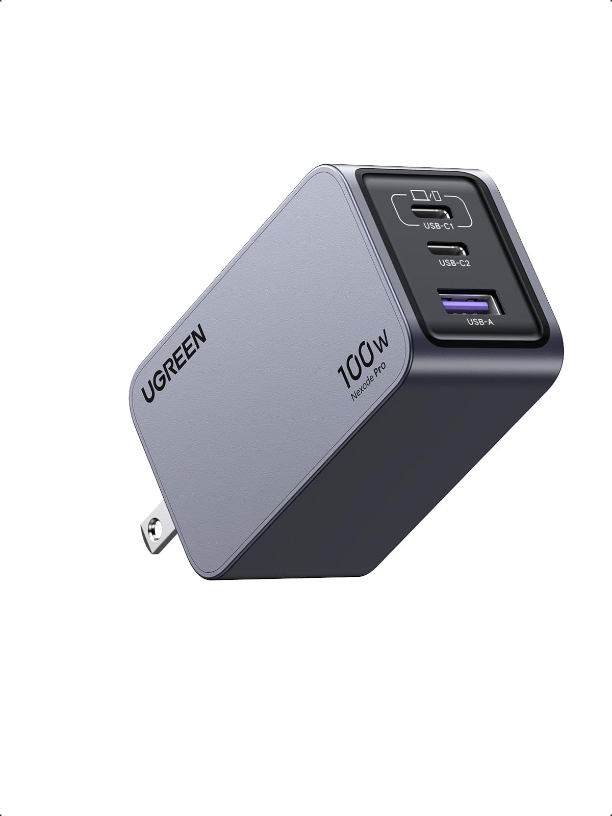 UGREEN  
100w  
Nexode Pro  

USB-C1  
USB-C2  
USB-A