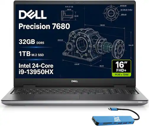 A-A (1:2) 28.00 DELL 32.00 Precision 7680
196.00
0100.00 6X 06.60 THRU 060.00
32GB DDR5
048.00
104.00
1TB M.2 SSD Intel 24-Core i9-13950HX
128.00
68.00
16" FHD+ 1920 X 1200
DELL
ist computers