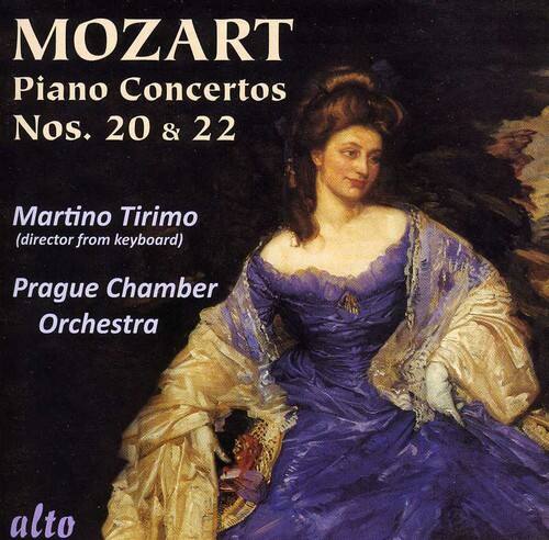 MOZART  
Piano Concertos Nos. 20 & 22  

Martino Tirimo  
(director from keyboard)  

Prague Chamber Orchestra  

alto
