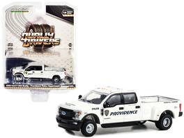 Greenlight - 2018 Ford F-350 Dually Providence Police Department Mounted Unit RI Dually Drivers Series 12 1/64 - White