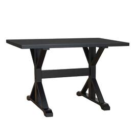 Carolina Chair & Table - Delano Trestle Desk - Antique Black