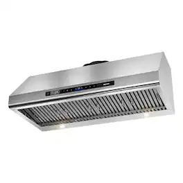 Brano - 48 inches - Externally Vented - Under cabinet Range Hood - Silver