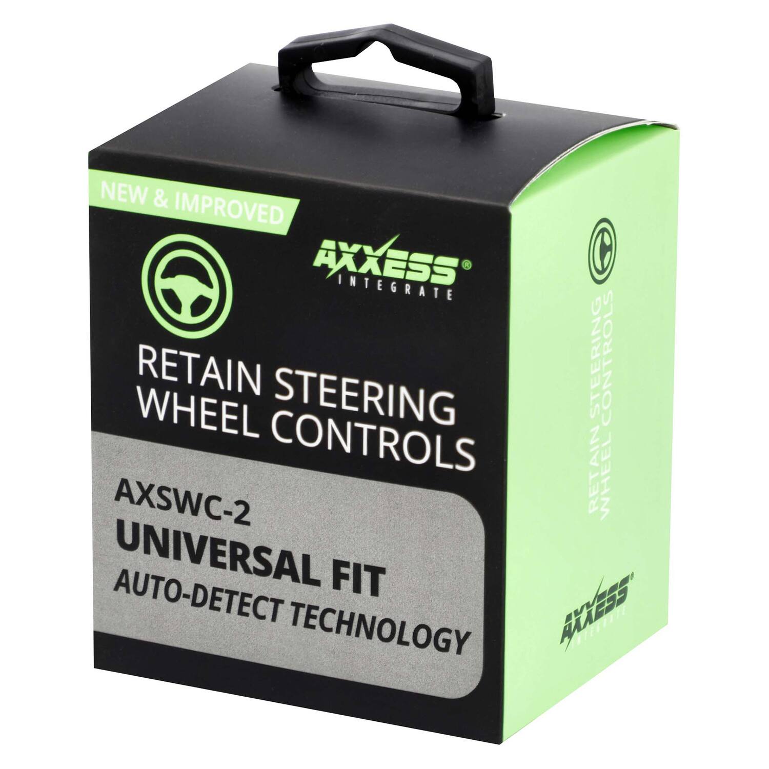 NEW & IMPROVED  
AXXESS  
INTEGRATE  
RETAIN STEERING WHEEL CONTROLS  
AXSWC-2  
UNIVERSAL FIT  
AUTO-DETECT TECHNOLOGY