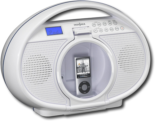 Best Buy: Insignia™ Water-Resistant Boombox with Apple® iPod® Dock 