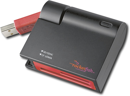 rocketfish high speed cf sd sdhc card reader