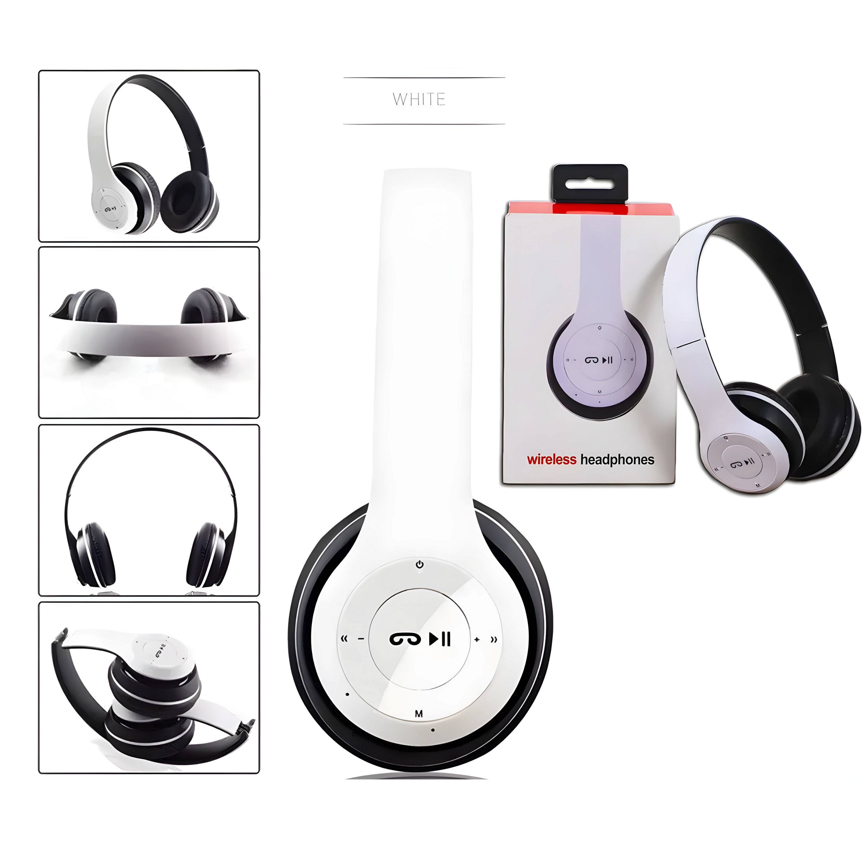 WHITE  
wireless headphones