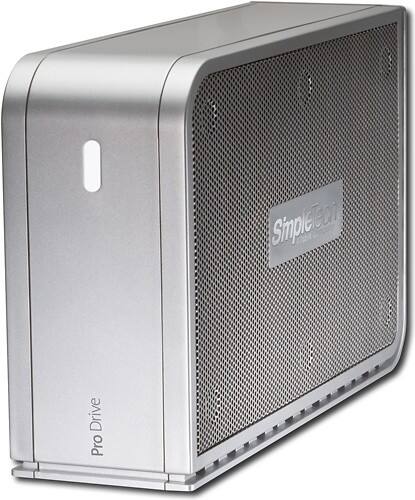 Angle Standard. SimpleTech - PRO Drive QUAD 500GB External FireWire/USB/eSATA Hard Drive.