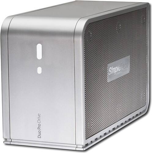 Angle Standard. SimpleTech - PRO DUO Drive QUAD 1TB External FireWire/USB/eSATA Hard Drive.