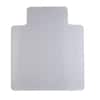 Front. Staples - Carpet Chair Mat with Lip, 45" x 53'', High-Pile - Clear.