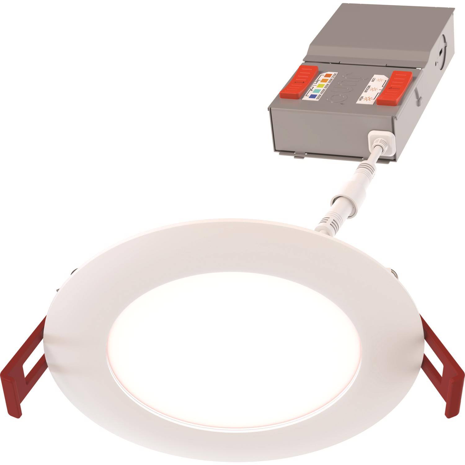 Front. Juno - Juno Acuity Brands Lighting Matte White 3.17 in. W Aluminum LED Canless Recessed Downlight 14.5 W.