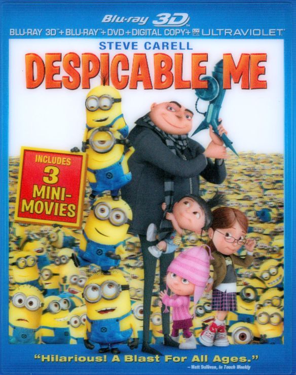  Despicable Me [Includes Digital Copy] [With Fandango Cash] [3D] [Blu-ray/DVD] [Blu-ray/Blu-ray 3D/DVD] [2010]