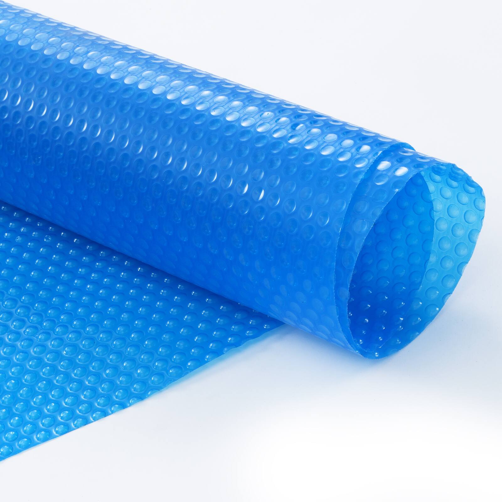 Alt View 5. VEVOR - Solar Pool Cover, Φ10 ft Round Solar Blanket for Pools, Inground Above Ground Swimming Pool Solar Cover, 15 mil - Blue.