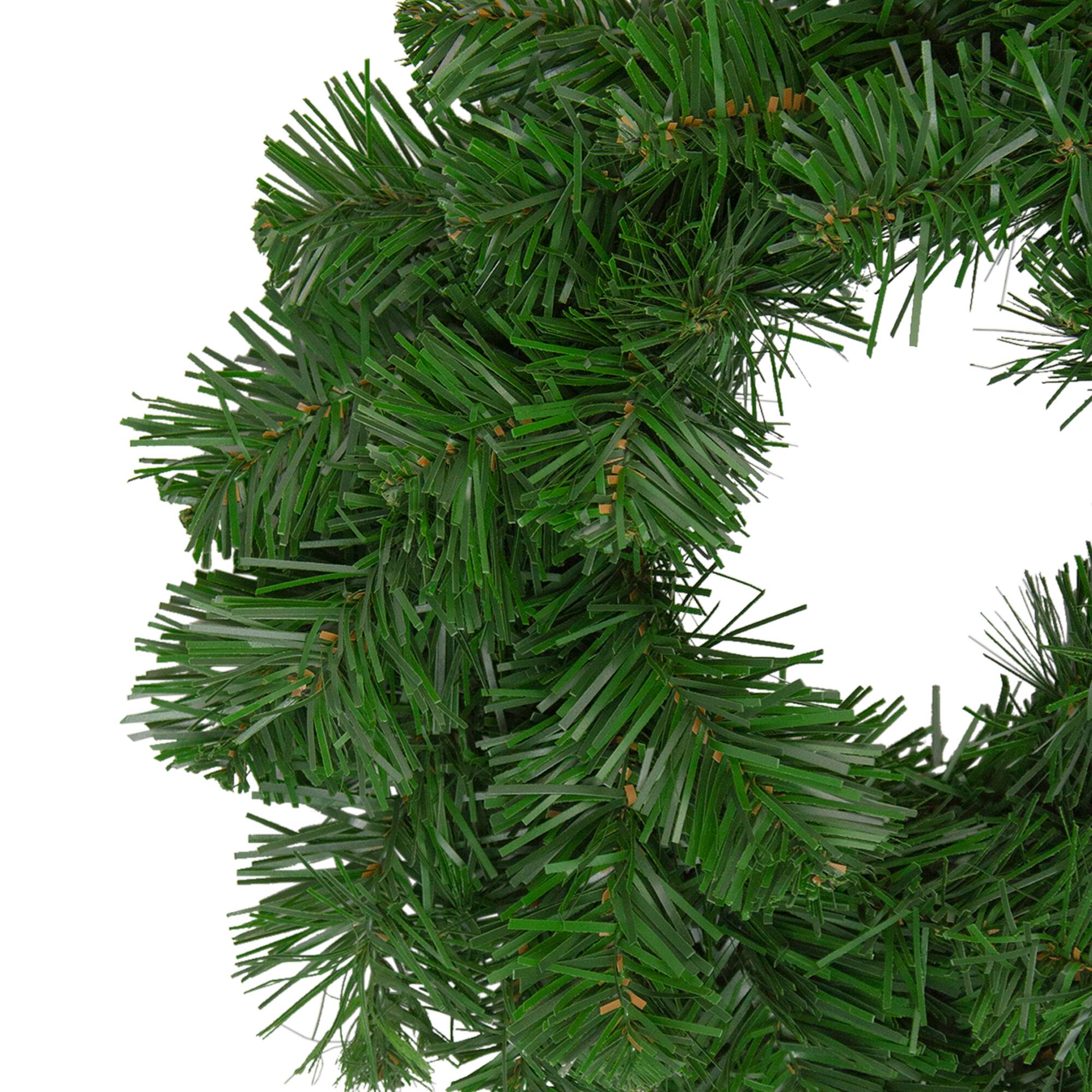 Alt View 2. Northlight - Deluxe Windsor Pine Artificial Christmas Wreath - 10" - Unlit - Green.