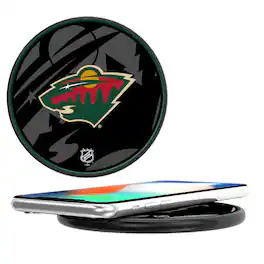 Keyscaper - Minnesota Wild 15 Watt Wireless Induction Charger - Multicolor