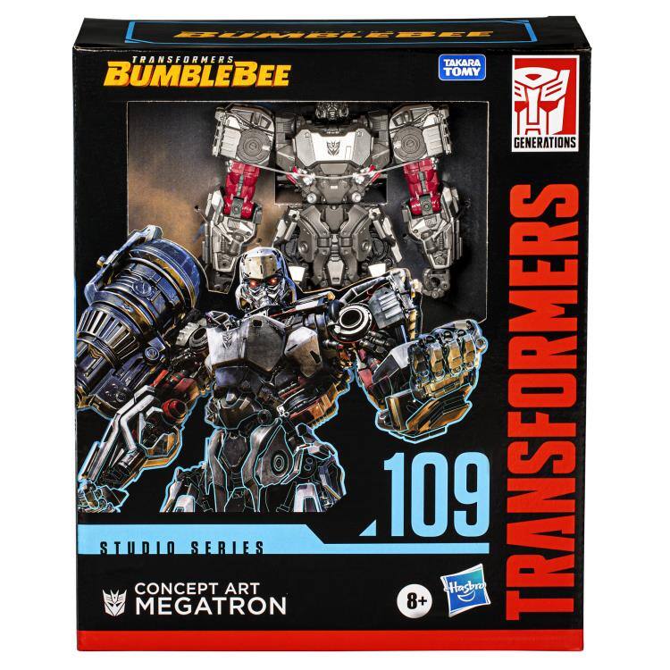 BUMBLEBEE  
TRANSFORMERS  
TAKARA TOMY  
GENERATIONS  
STUDIO SERIES  
CONCEPT ART MEGATRON  
109  
8+  
Hasbro