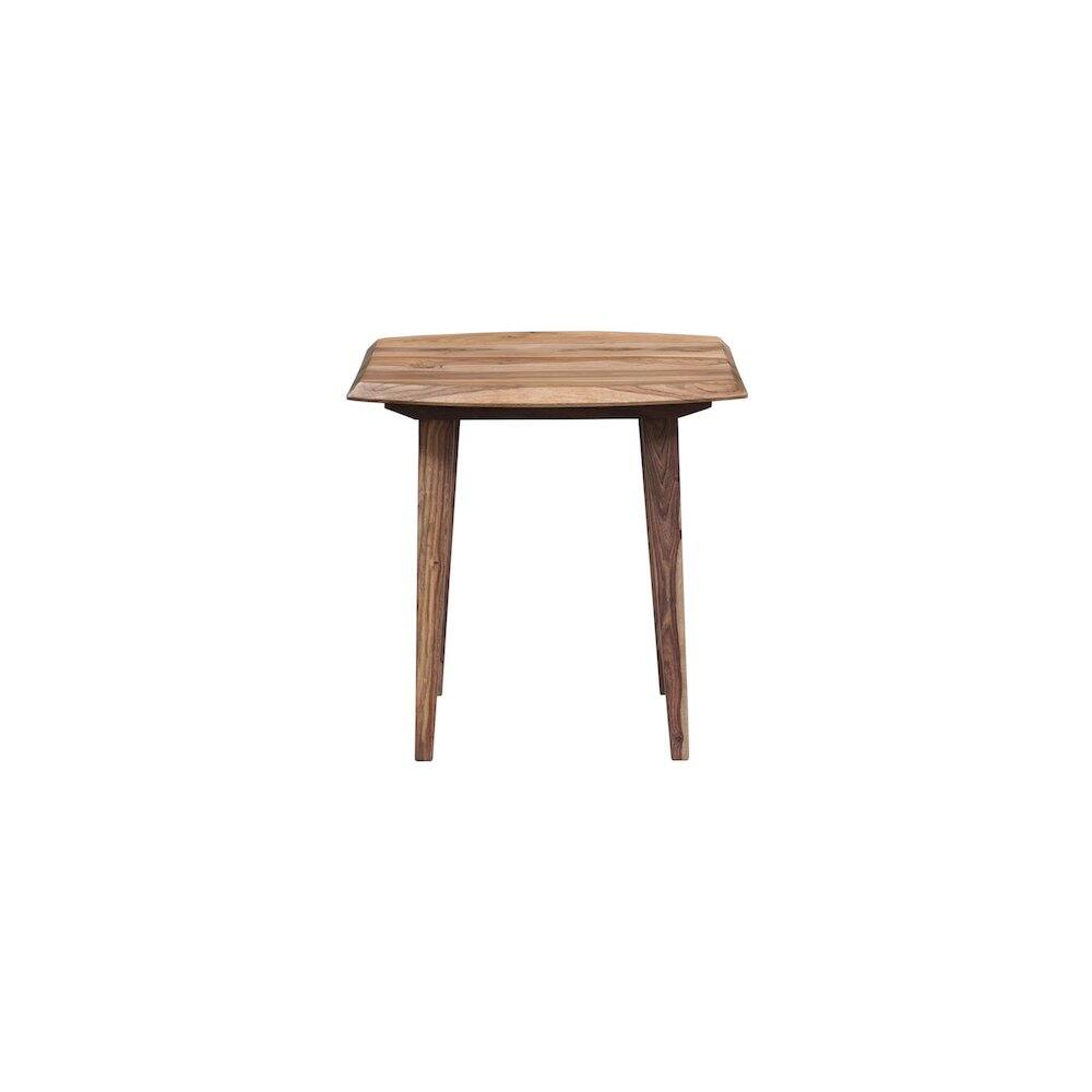 Alt View 2. Porter Designs - Fusion Solid Sheesham Wood End Table - Natural.