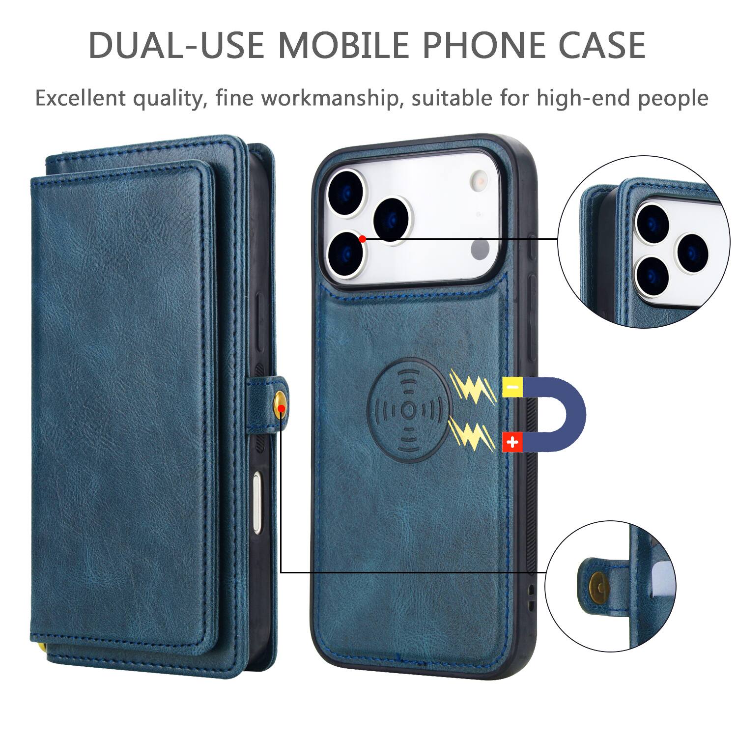 DUAL-USE MOBILE PHONE CASE

Excellent quality, fine workmanship, suitable for high-end people