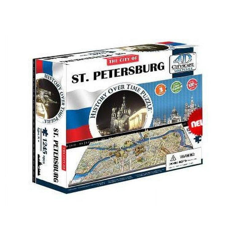 The City of St. Petersburg  
History Over Time Puzzle  
St. Petersburg  
1245 - 1917  
4D Cityscape  
3D Puzzle  
New