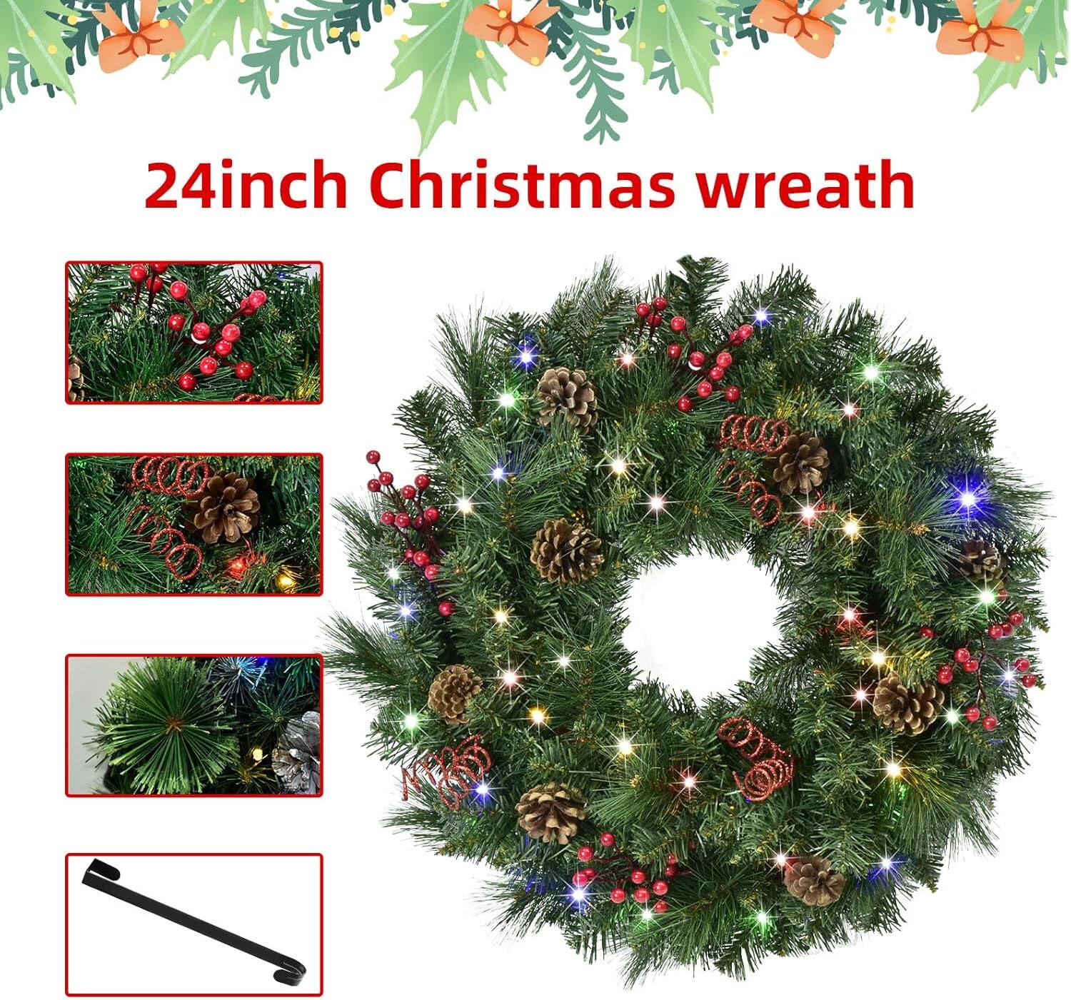 24inch Christmas wreath